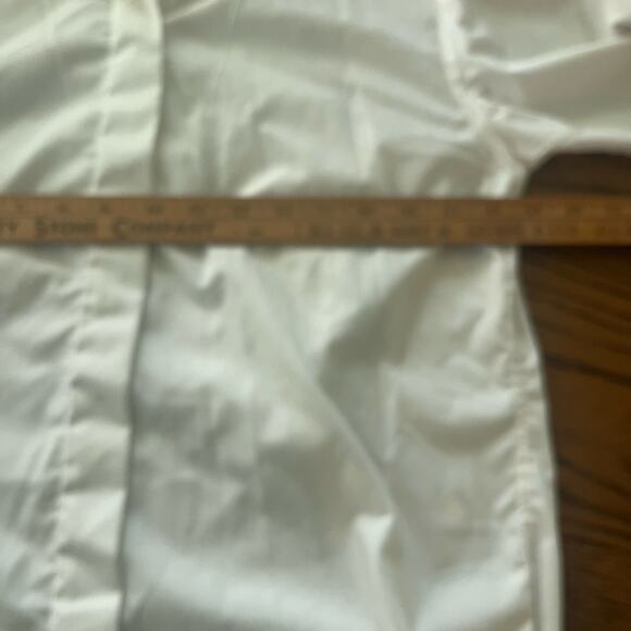NWT Pendleton Country Sophisticates White Blouse Top Embroidered Tie-Size 10 - Picture 7 of 8